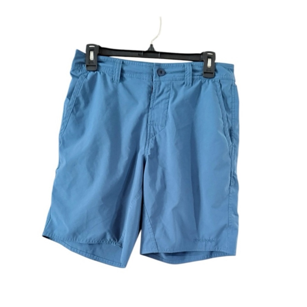 Patagonia Men's Teal Flat Front Shorts - Picture 8 of 8